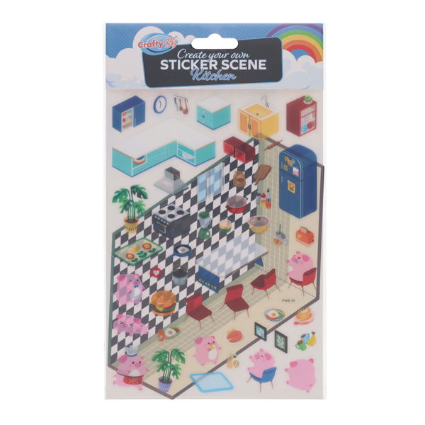 Crafty Bitz Create Your Own Sticker Scene - Kitchen