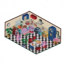 Crafty Bitz Create Your Own Sticker Scene - Kitchen