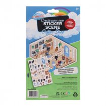 Crafty Bitz Create Your Own Sticker Scene - Coffee Shop