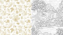 Mountains & Wilderness Coloring Book