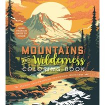 Mountains & Wilderness Coloring Book
