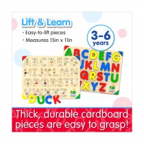 The Learning Journey Lift & Learn Puzzle - ABC: 26 Pcs - Ages 3-6