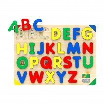 The Learning Journey Lift & Learn Puzzle - ABC: 26 Pcs - Ages 3-6