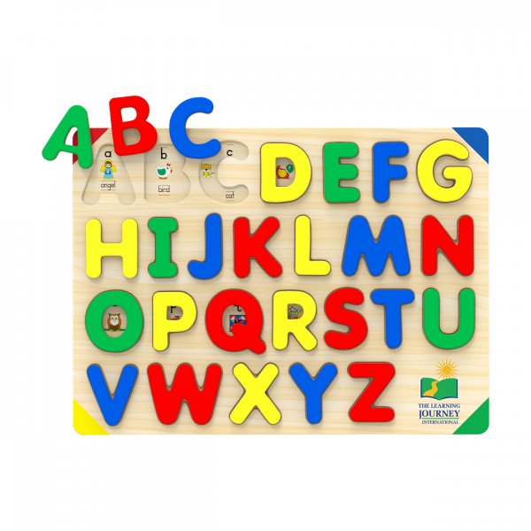 The Learning Journey Lift & Learn Puzzle - ABC: 26 Pcs - Ages 3-6