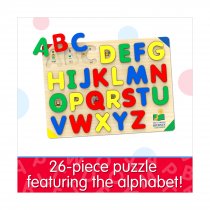 The Learning Journey Lift & Learn Puzzle - ABC: 26 Pcs - Ages 3-6