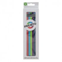 Premto Pkt.5 HB Rubber Tipped Pencils