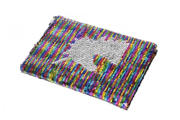 NOTEBOOK A5 SEQUINED UNICORN