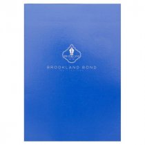 Brookland Bond A5 Writing Pad 100 Sheets - White Plain