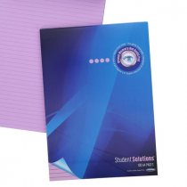Student Solutions A4 100pg Top Bound Visual Memory Aid Refill Pad - Lilac