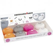ERASER ANIMAL DISPLAY OF 8