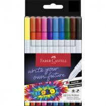Faber-Castell Boldpen Felt Tip Pen Set, 10pk