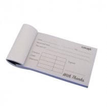 4''X2.5'' Carbonless Duplicate Cash Receipt Book 30pg