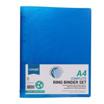 Concept A4 Ring Binder With 10 Punched Pockets
