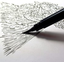 Pentel Pocket Brush Pen + 2 Refills – Black