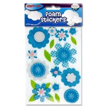 Crafty Bitz 3d Foam Stickers - Flowers 2 Asst