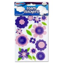 Crafty Bitz 3d Foam Stickers - Flowers 2 Asst