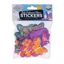 Crafty Bitz Squishy Foam Stickers - Butterflies