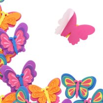 Crafty Bitz Squishy Foam Stickers - Butterflies