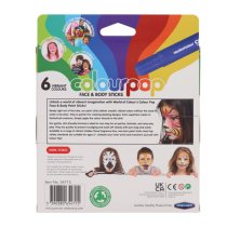 World of Colour: Colourpop Face And Body Sticks - 6 Asst colours