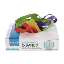 Concept Box of 6 X-Bands Size 250x25mm - Asst