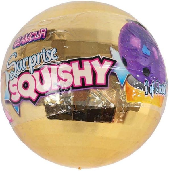 Glamour Squishy Surprise Glitter Ball
