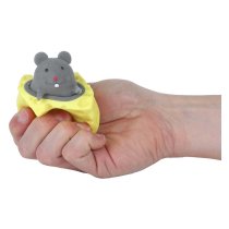 Squeeze Cheese pop Up Mouse Squishy- Assorted