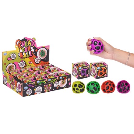 Neon Squishy Doh Grid Ball- assorted