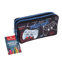 Double Zip Pencil Case- Gaming
