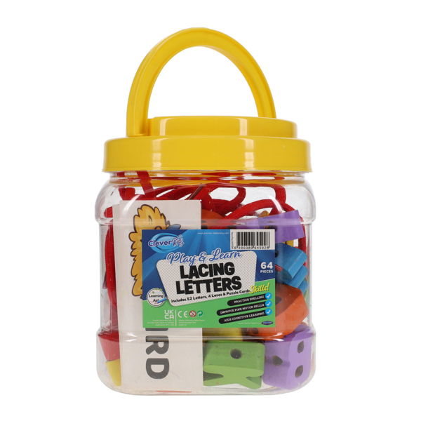 Clever Kidz Pkt 64 Play And Learn Lacing Letters