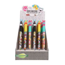 World of Colour Cutie Critters Erasable Pens - Asst CDU
