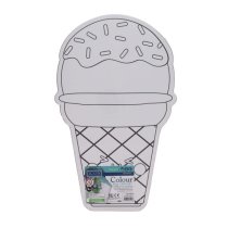 Icon Pkt.2 320x199mm Colour My Canvas - Ice Cream