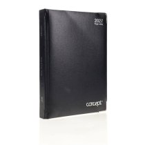 Concept A5 2027 Diary Page A Day - Black