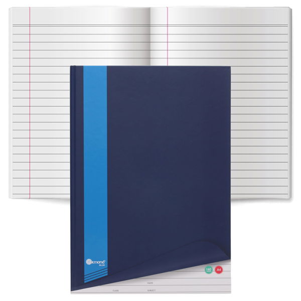 Ormond Blue A4 160pg Hardback Notebook