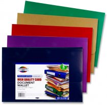 PREMIER OFFICE PKT.5 A4 DOCUMENT WALLETS