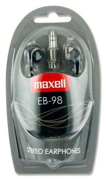 MAXELL STEREO EAR BUDS EB-95- BLACK
