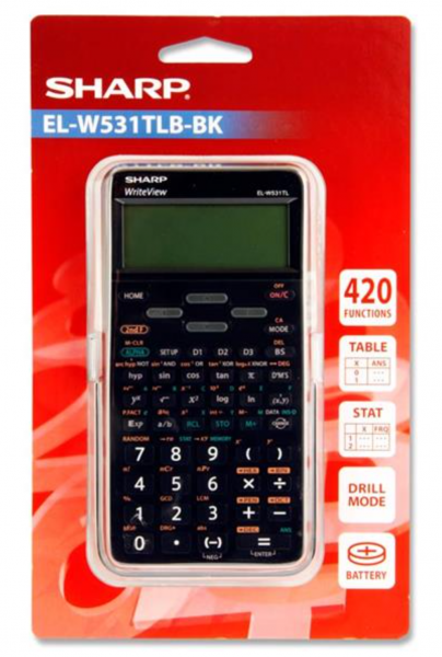 SHARP EL-W531T WRITE VIEW SCIENTIFIC CALCULATOR