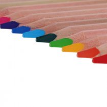 WOC BOX 12 JUMBO TRIANGLE EASY GRIPS COLOUR PENCILS