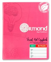 ORMOND 88pg A11 VISUAL MEMORY AID DURABLE COVER COPY BOOK - PINK