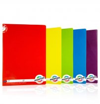 PREMTO PKT.5 A4 120pg DURABLE COVER MANUSCRIPT BOOK - 5 ASST.