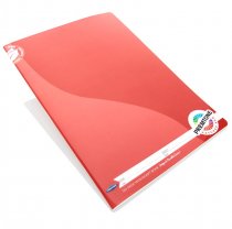 PREMTO PKT.5 A4 120pg DURABLE COVER MANUSCRIPT BOOK - 5 ASST.
