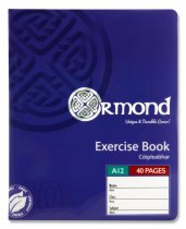 ORMOND 40pg A12 DURABLE COVER COPY BOOK