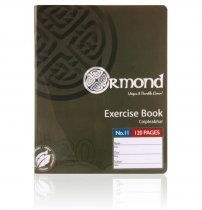 ORMOND PKT.5 No.11 120pg DURABLE COVER COPY BOOKS - BRIGHT