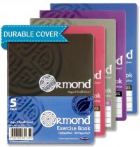 ORMOND PKT.5 No.11 120pg DURABLE COVER COPY BOOKS - BRIGHT