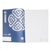 ORMOND A4 120pg MANUSCRIPT BOOK DURABLE COVER BOLD 3 ASST.