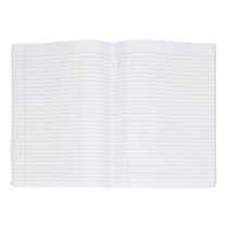 ORMOND A4 120pg MANUSCRIPT BOOK DURABLE COVER BOLD 3 ASST.