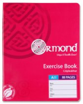 ORMOND 88pg A11 DURABLE COVER COPY BOOK - BRIGHT 3 ASST.