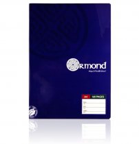 ORMOND PKT.3 A4 160pg MANUSCRIPT BOOK DURABLE COVER