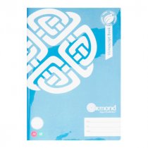 ORMOND PKT.3 A4 160pg MANUSCRIPT BOOK DURABLE COVER