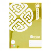 ORMOND PKT.3 A4 160pg MANUSCRIPT BOOK DURABLE COVER