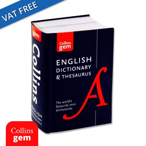 COLLINS GEM DICTIONARY & THESAURUS - ENGLISH